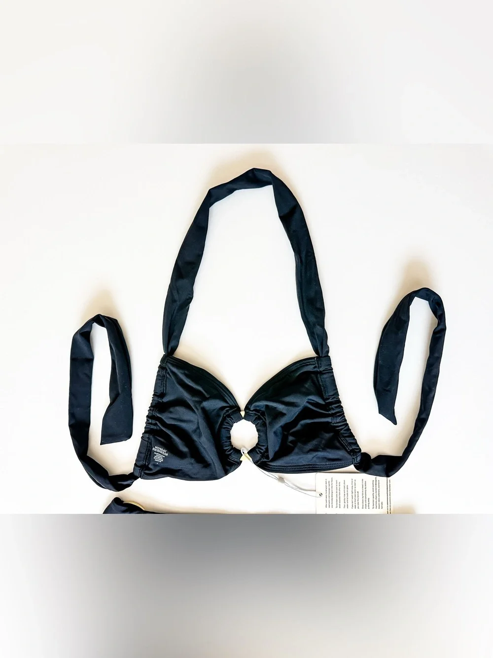 Monday Swimwear Brontë Top & Antigua Bottom Bikini Set Black Women’s